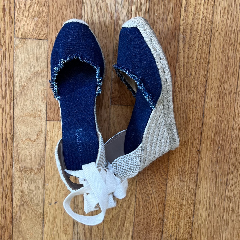 Denim Soludos Wedges